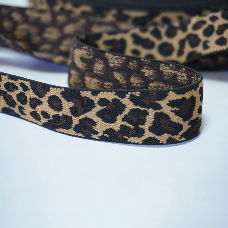 customized leopard print elastic band customized leopard print elastic band